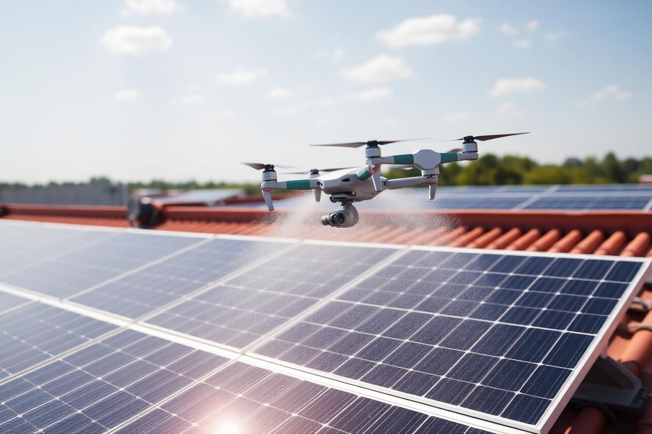 Limpieza de paneles solares